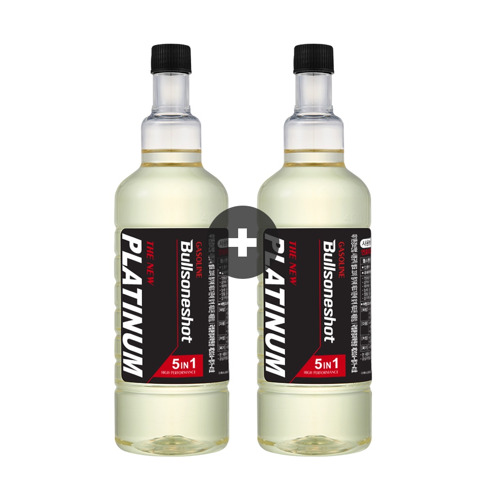 [1+1이벤트]5in1 불스원샷 THE NEW 플래티넘 연료첨가제 500ml 휘발유, 가성비 끝판왕
