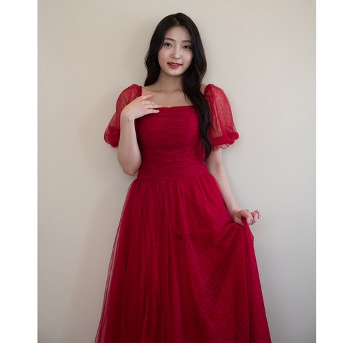 레드 어바웃타임 유색드레스 대여, 셀프 웨딩드레스 제주스냅으로 조화롭게
