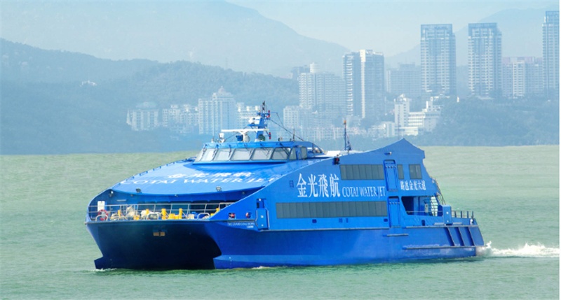 “마카오 코타이 워터젯 오픈 페리 편도 티켓, 고가를 넘는 가성비의 원동력”