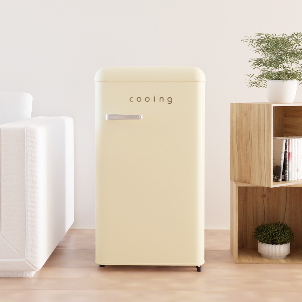 “쿠잉 레트로 미니냉장고 REF-S92” 솔직 사용 후기, 원룸 필수템 인정